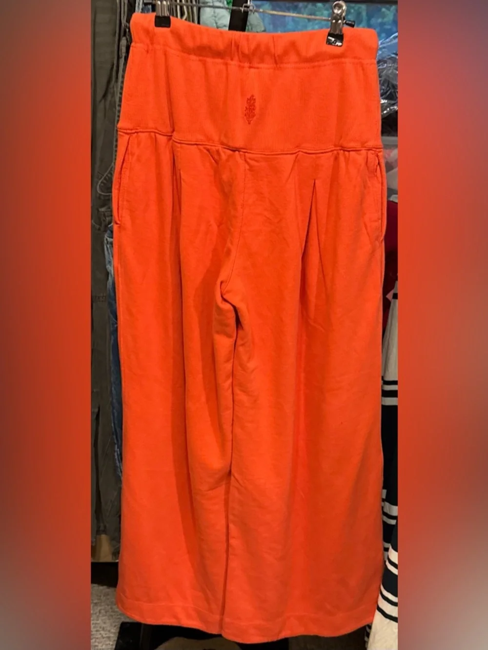 NWT Free People FP Movement Studio Siren Pants - Lava red - Small - Picture 7 of 8